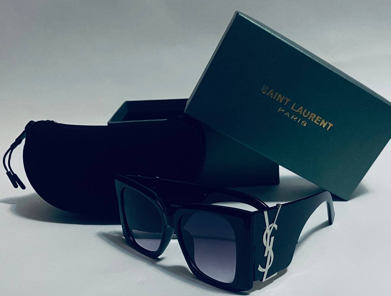 YSL silver and black ITALY - Image 2