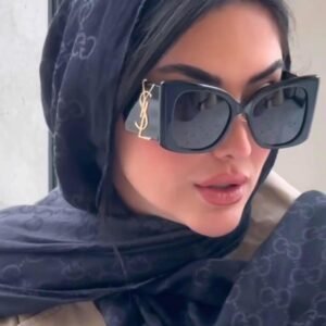 winter YSL  silver and black