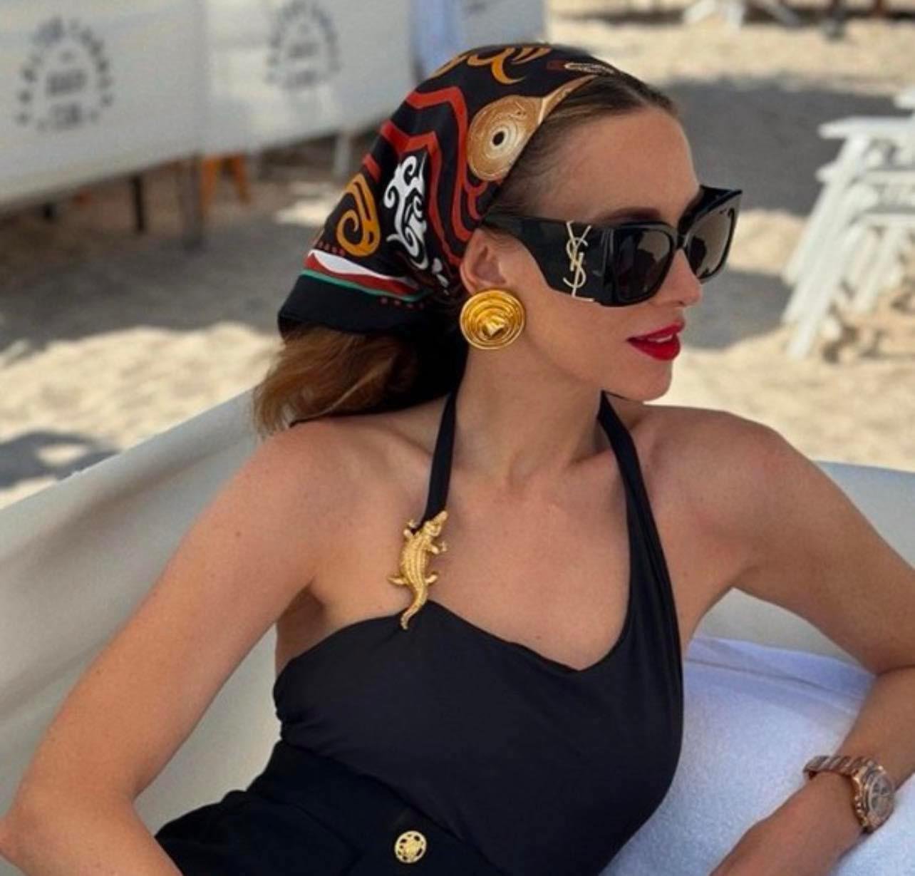 YSL silver and black ITALY - Image 3